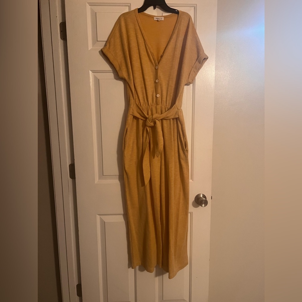 Hailey & Co. Yellow Jumpsuit